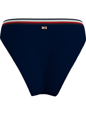 Tommy Hilfiger Lacivert Kadın Bikini Alt Cheeky Hıgh Leg Bıkı, Dw5 UW0UW0529