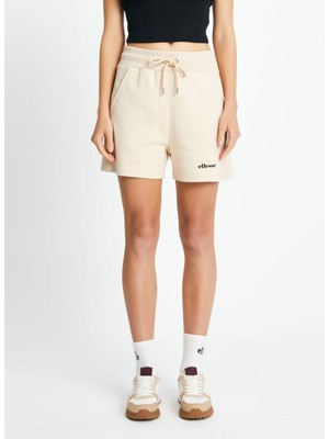 Ellesse Kadın Şort Bej Renkli Rahat Kesim Günlük Kullanım İçin Özel Tasarım L Beden