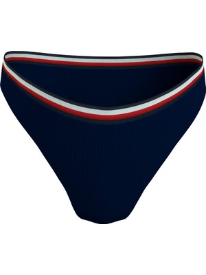 Tommy Hilfiger Lacivert Kadın Bikini Alt Cheeky Hıgh Leg Bıkı, Dw5 UW0UW0529