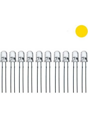 Hobi Mekatronik 5mm Flaşörlü (Yanıp Sönen)Sarı LED Paketi - 100 Adet