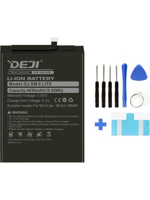 Deji Xiaomi Mi 9 Lite / Mi A3 Batarya Mucize Batarya Bm4f