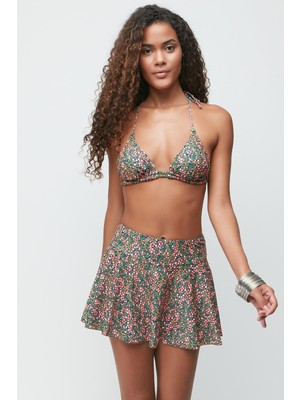 C&city Etekli Üçgen Bikini Takım 3260 Yeşil