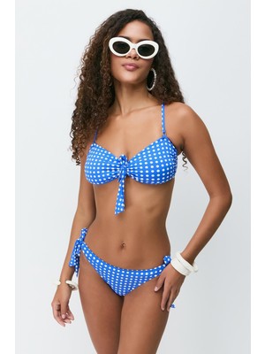 C&city Bağlamalı Bikini Takım 3285 Lacivert