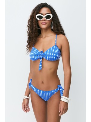 C&city Bağlamalı Bikini Takım 3285 Lacivert