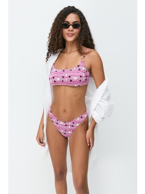 C&city İp Askılı Bikini Takım 3241 Fuşya