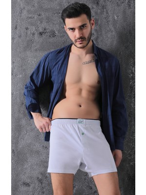 Elit Zümrüt Erkek Pamuklu Havlu Bel Boxer 6'lı Adet