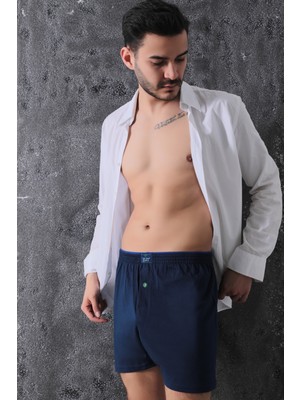 Elit Zümrüt Erkek Pamuklu Havlu Bel Boxer 6'lı Adet