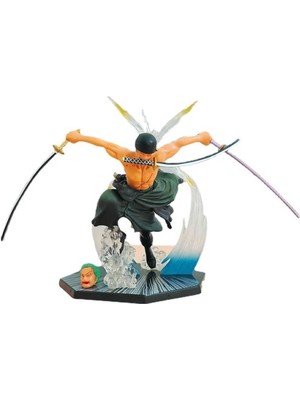Dükkan Design One Piece Roronoa Zoro 18 cm Yeni Dünya Statü Figür
