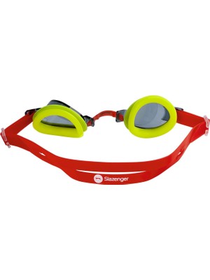 Slazenger Junior Yüzücü Gözlüğü Wave 2546 Smoke Yellow Red