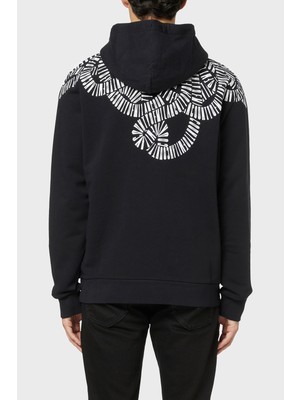 Marcelo Burlon Pamuklu Kapüşonlu Erkek Sweat CMBB007F22FLE0041001