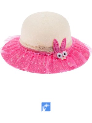 Kardelen Butik Denizli Kız Çocuk Yazlık Güneş Şapkası  4-8 Yaş Size 52-54