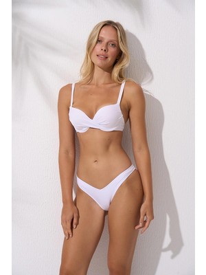 Pierre Cardin Double Dolgulu Bikini Takım Beyaz 241241