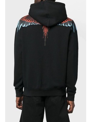 Marcelo Burlon Pamuklu Kapüşonlu Erkek Sweat CMBB007F22FLE0011020