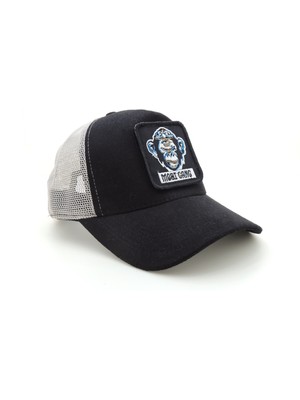 City Goat Trucker Mobi Gang 0003 Kod Logolu  Siyah Şapka (Cap)