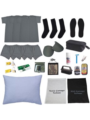 Özmert Askeri Malzeme Acemi Asker Seti Yazlık Havacı Set 3lü Temel