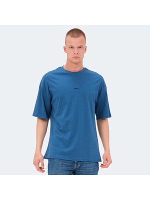 Slazenger VENETIA I Erkek Oversize Sweatshirt Petrol