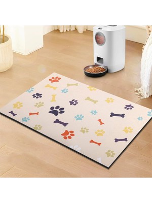 Matgo Pati Renkli Kemikler Evcil Hayvan Beslenme Matı 50 x 70 cm