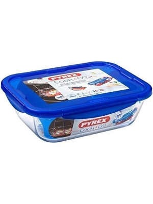 Pyrex Dikdörtgen Kapaklı Saklama Kabı 3,3 L