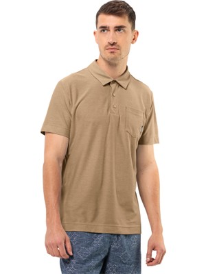 Jack Wolfskin Terral Erkek Kısa Kollu Polo T-Shirt