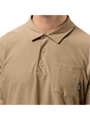 Jack Wolfskin Terral Erkek Kısa Kollu Polo T-Shirt