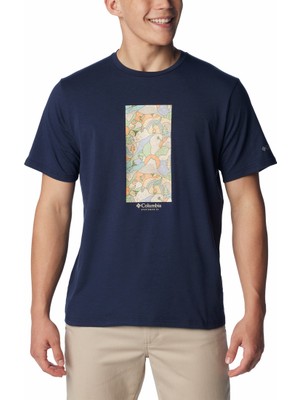 Columbia Sun Trek Graphic Erkek Teknik Kısa Kollu T-Shirt