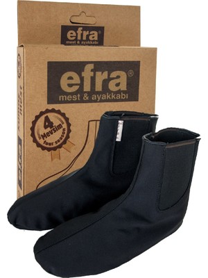 İhvan Online Efra Çift Taraflı Lastikli Termal Mest – Su Geçirmez, Soğuğa Dayanıklı - Siyah