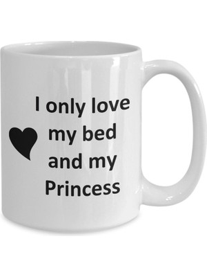 Bexdore Prenses Sevgilisi Kupa - Kedi Köpek Kuş Evcil Hayvan Adı - Aşk Prensesim Adı - Ingilizce Kupa