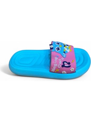 Cihan Shoes Gezer Kız Çocuk Plaj Havuz Banyo Günlük Terlik Mor Renk
