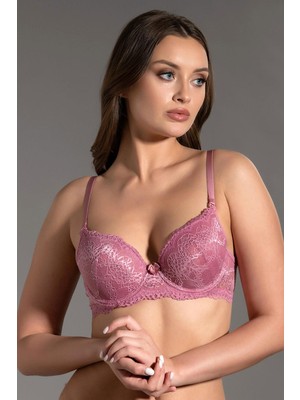 NEWBRA LINGERIE Dantel Tasarım Basic Boş Kap Sütyen 1781