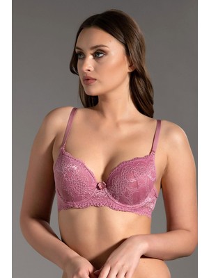 NEWBRA LINGERIE Dantel Tasarım Basic Boş Kap Sütyen 1781