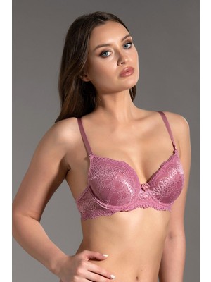 NEWBRA LINGERIE Dantel Tasarım Basic Boş Kap Sütyen 1781