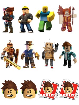 Hediyene Bak Robot Karakter Defter Suluk Laptop Notebook Tablet Telefon Kılıf Sticker Seti