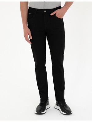 Pierre Cardin Erkek Siyah Straight Fit Jean Pantolon 50291551-VR046