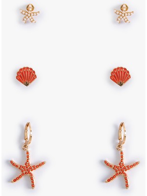 Koton Deniz Kabuğu Küpe Seti 3'lü