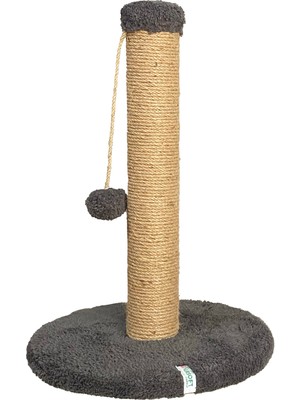 Nursoft Yuvarlak Ponponlu Kedi Tırmalama Direği 52 cm Kedi Tırmalama Tahtası