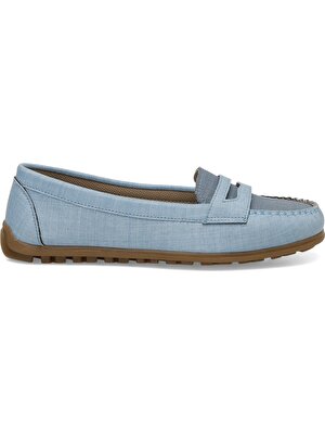 Miss F DS24005 4fx Mavi Kadın Loafer