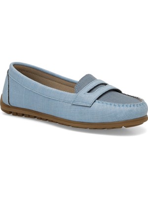 Miss F DS24005 4fx Mavi Kadın Loafer