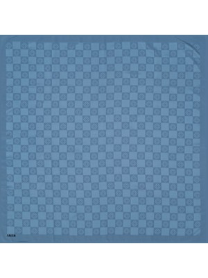 Aker Dama Monogram Eşarp -  Mavi  -  1070600 - 925