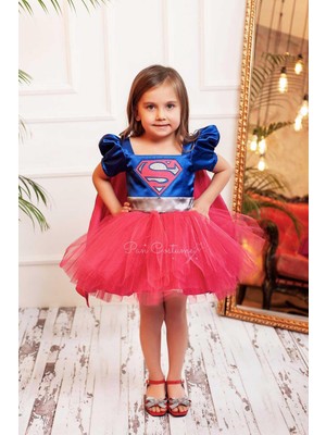 Pan Kostüm Super Hero Dc Girl Kostümü