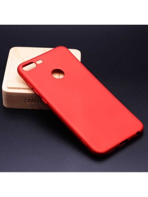 Megafox Teknoloji General Mobile 8 Go Uyumlu Kılıf Premier Silikon Kapak, Kırmızı