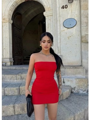 Joshua Kadın Straplez Elbise