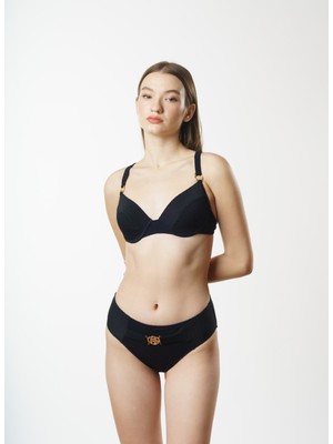 Louren Siyah Kadın Bikini Takım LRN24YZLB1992