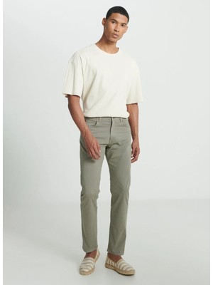 Lee Normal Bel Slim Fit Kiremit Erkek Chino Pantolon L72AA5708A95 Extrememotion Slim Pan