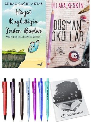 Hayat Kaybettiğin Yerden Başlar - Düş Kefeni 1+ Kalem + Kalem + Not Defteri