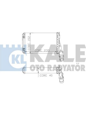 Kalorifer Radyatörü Partner-Berlingo 1.9d-2.0hdi 97-08 -P306-XSARA-XANTIA-ZX 1.6-1.8-2.0-1.4hdi-1.5d 97-05 Beher Tipi 18051