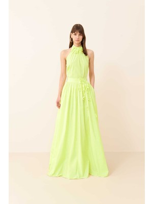 ROMAN Maksi Boy Tafta Etek Sarı Y2435004_009