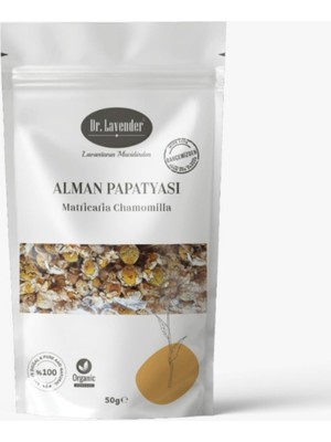 Dr. Lavender Kurutulmuş Alman Papatyası Matricaria Chamomilla 50 gr  Bahçemizden Papatya Çiçeği