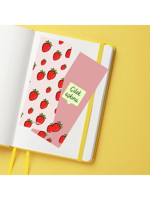 Fatofotofan Çilekli Kitap Ayracı 2'li