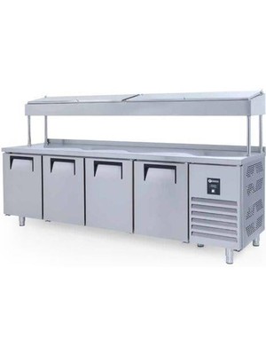 Iceinox Make Up Buzdolabı 560 Lt 4 Kapılı Yüksek