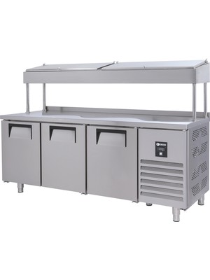 Iceinox Make Up Buzdolabı 440 Lt 3 Kapılı Yüksek